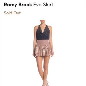 Ramy Brook Eva Skirt Blush